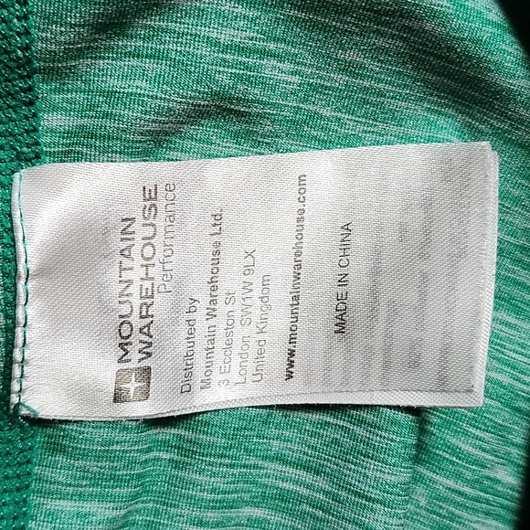 Mountain Warehouse Performance Base Layer, Quick Dry, Panna Melange V Neck Shirt - Picture 8 of 9